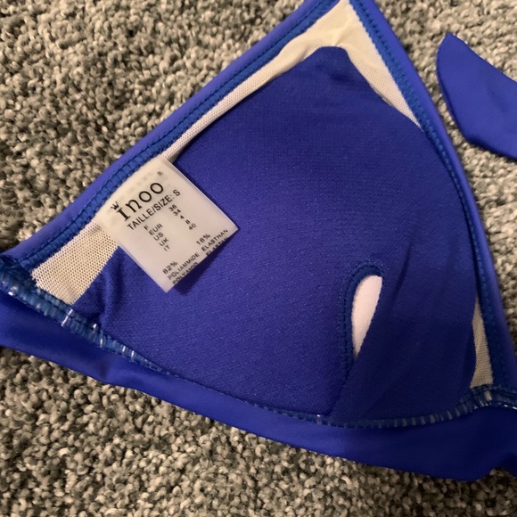 Blue Mesh Bikini - Picture 4 of 5